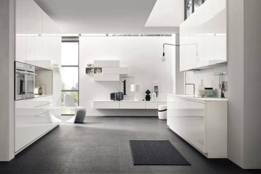 PLAN DE TRAVAIL BLANC BRILLANT
